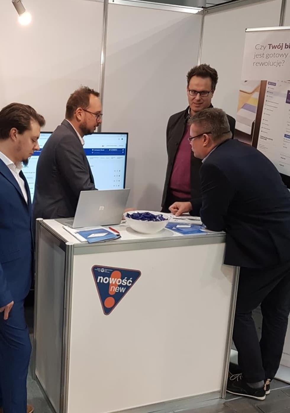 Memcare team at a funeral industry trade fair